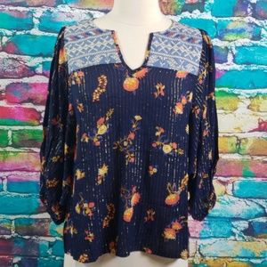 Miss Me Floral Blouse NWT